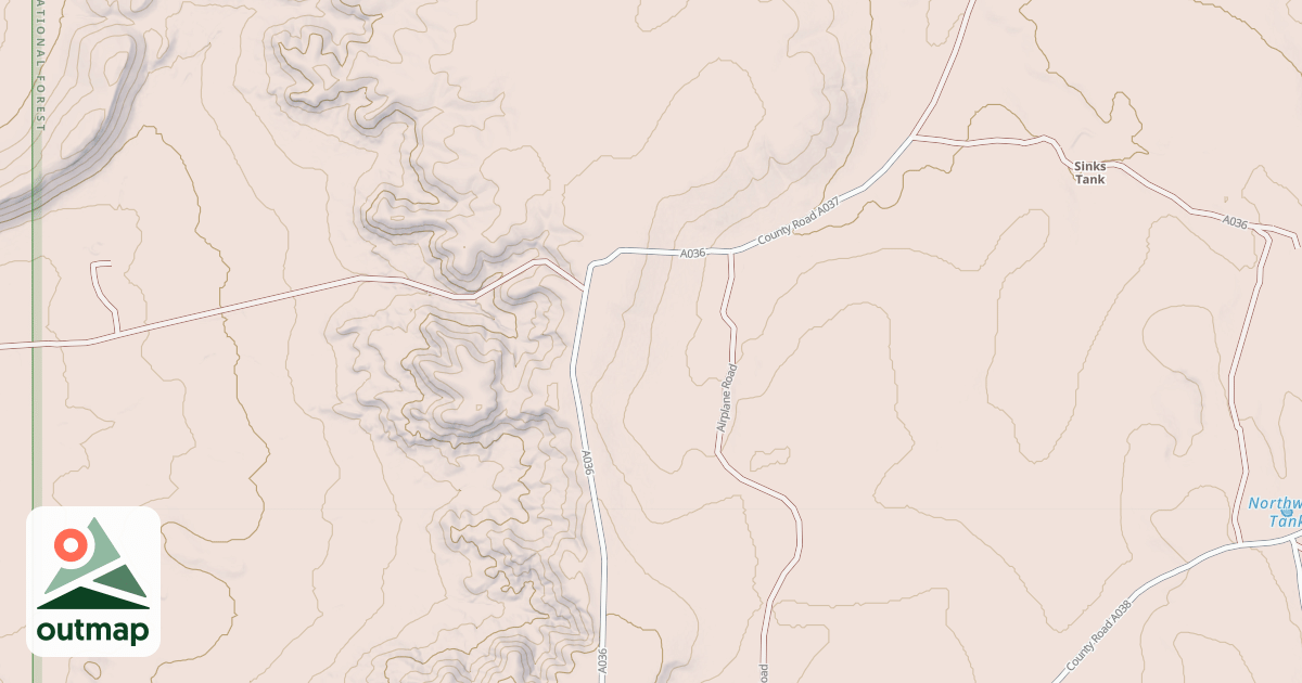Map of USFS Motor Vehicle Use Map Roads {21EB0AEB-681F-4E31-9442-2B2C58B66818}