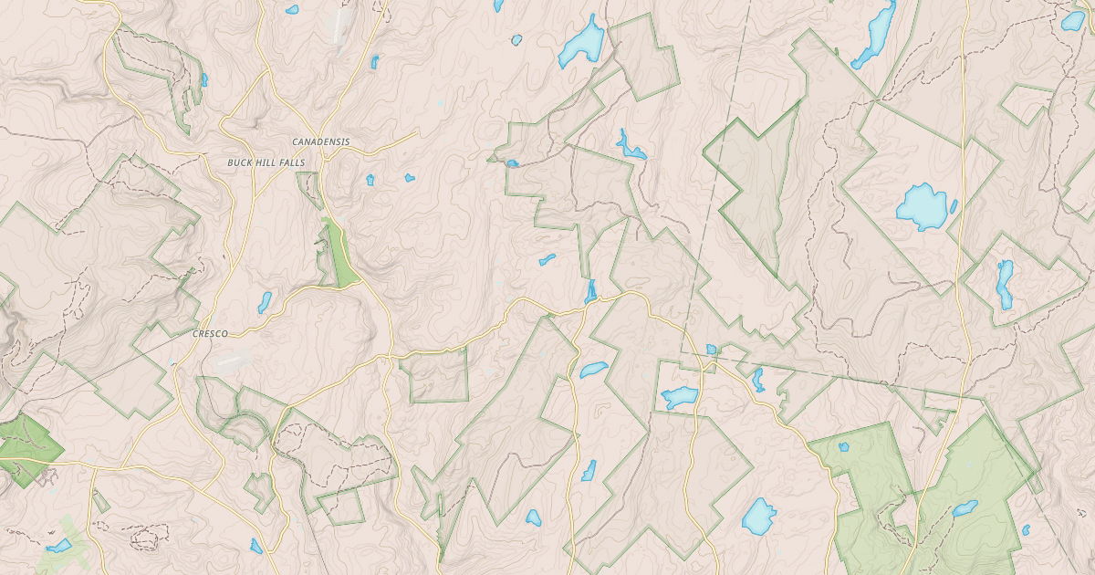 Map preview of Snow Hill Snowmobile Trails