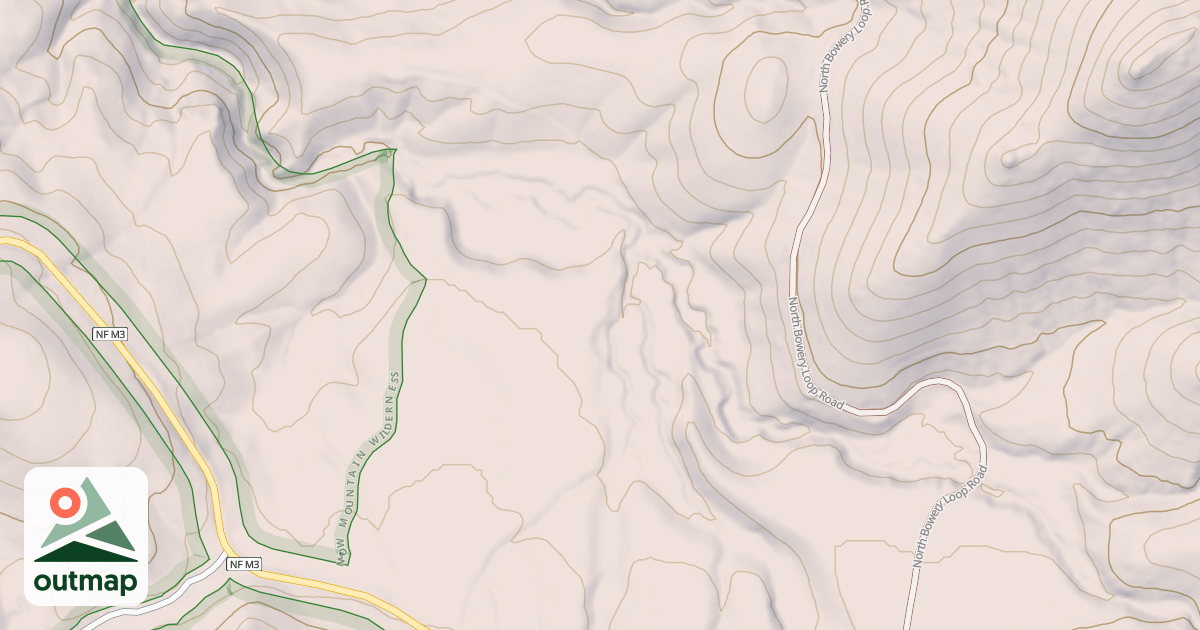Map of MIDDLE NYE