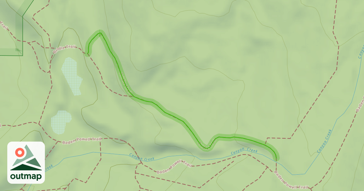 Map of Bridle Trail