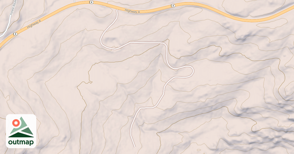 Map of USFS Motor Vehicle Use Map Roads {887D893C-80FF-42B9-B8C7-8087D6E12EEA}