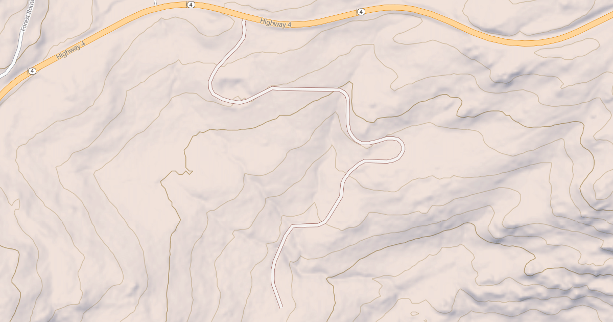 Map preview of USFS Motor Vehicle Use Map Roads {887D893C-80FF-42B9-B8C7-8087D6E12EEA}