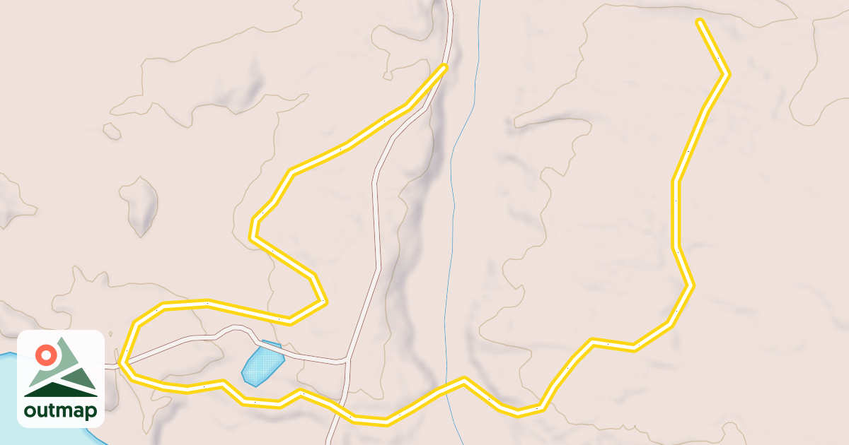 Map of Tall Pines Trail