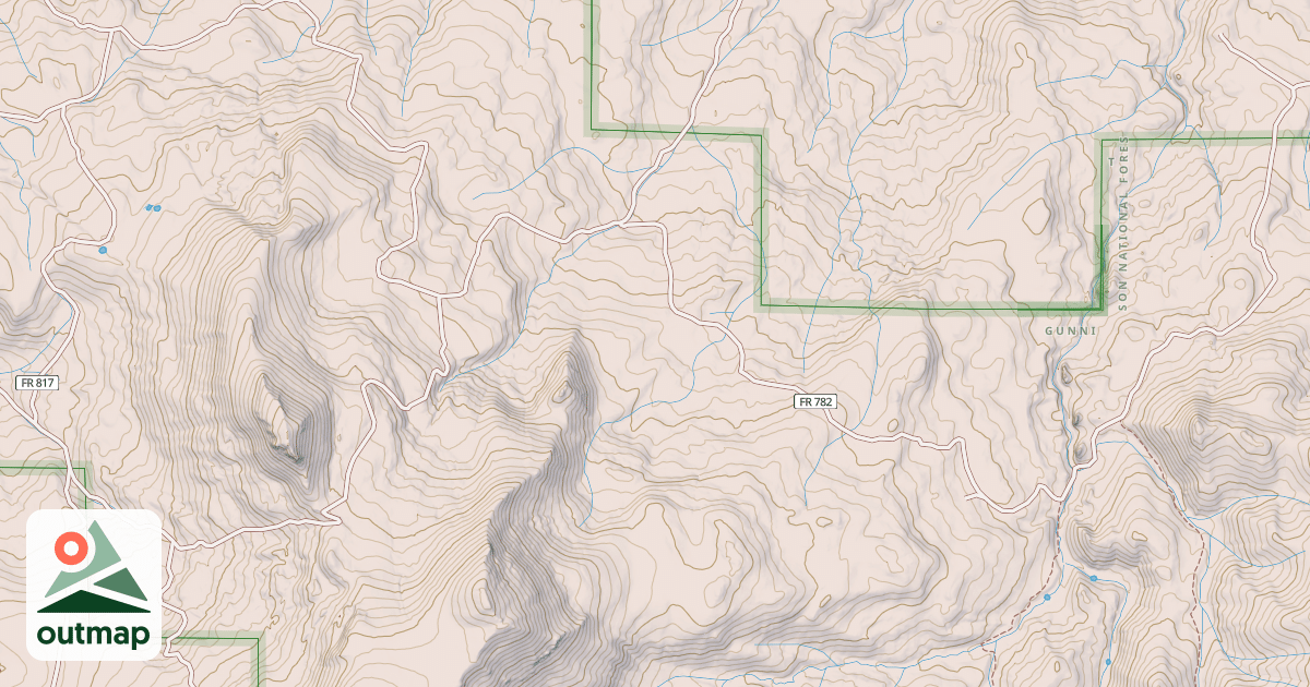 Map of BARRET CREEK