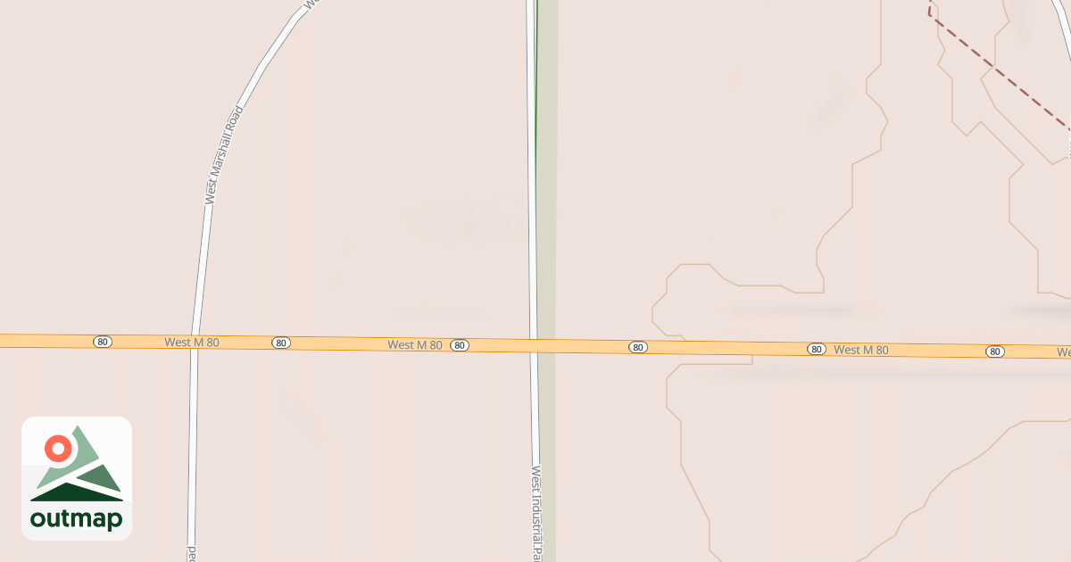 Map of Kinross Motorcycle Trail