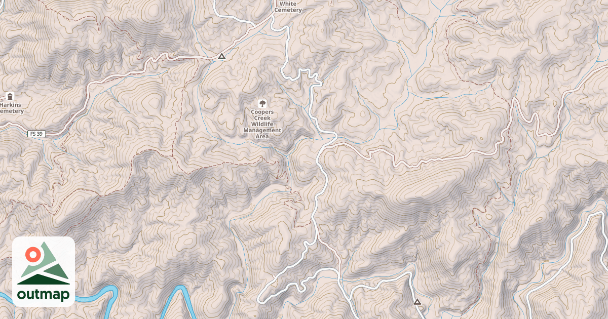 Map of BRYANT CREEK