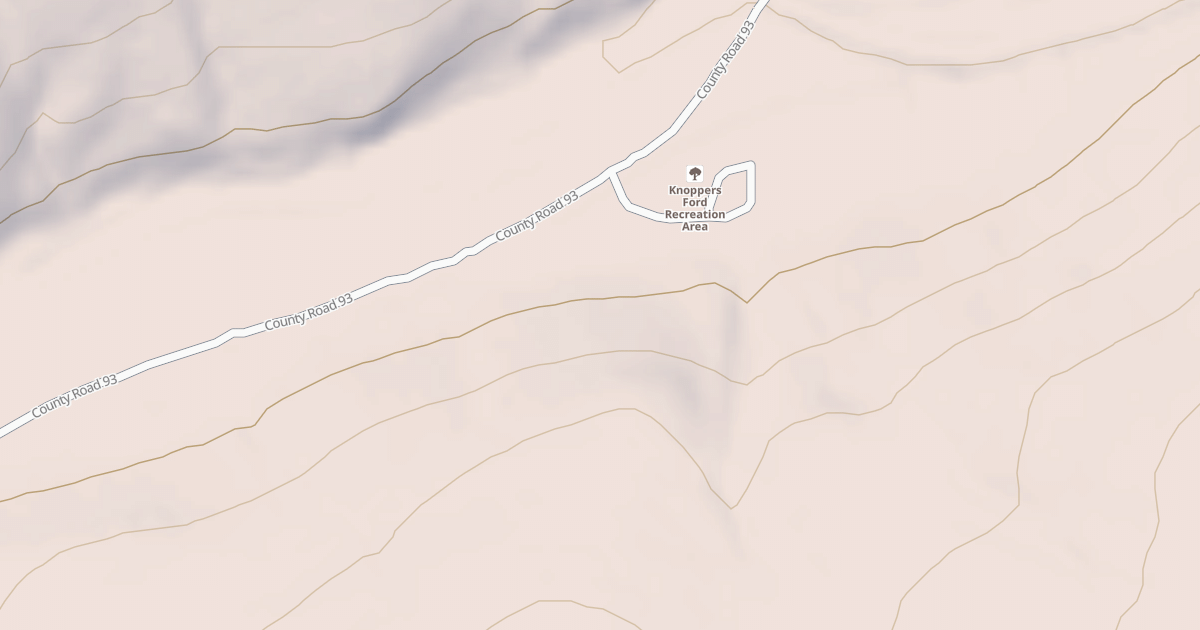 Map preview of KNOPPERS FORD RECREATION AREA