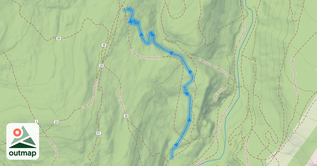 Map of 65 La Belzémire