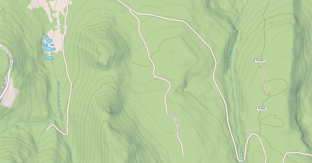 Map preview of BOWEN CR