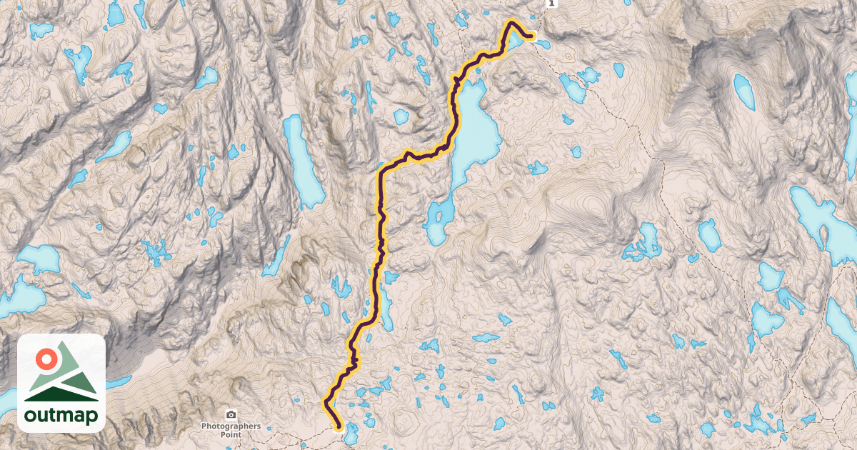 Map of Seneca Lake Trail