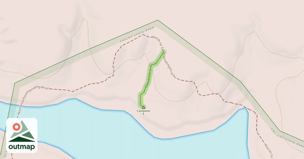 Map of Campsite 5