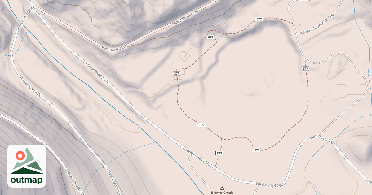 Map of HIGH STEEL BROWNS CREEK RD