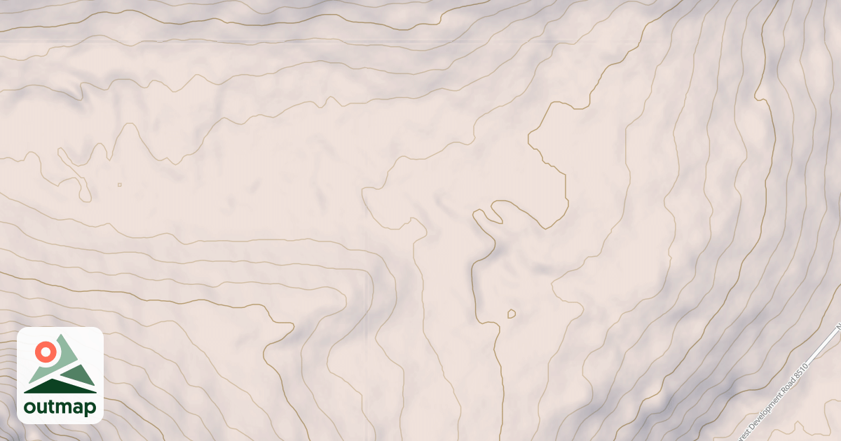 Map of HANGING VALLEY