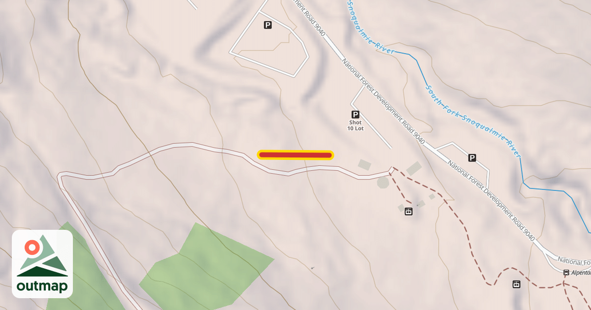 Map of Alpental Carpet