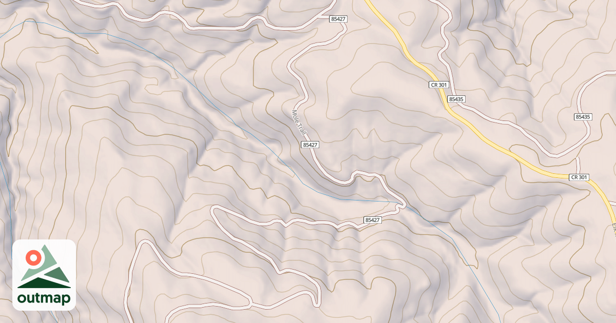 Map of MOLE TRAIL