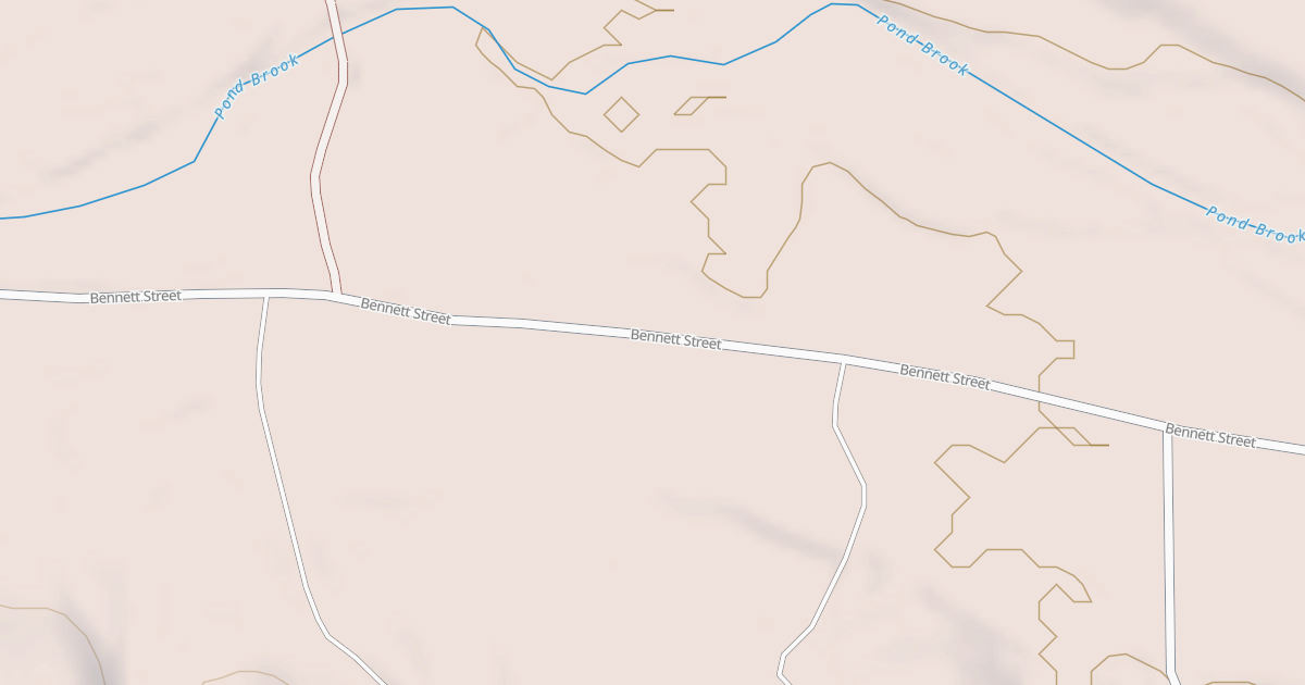 Map preview of Bennett St