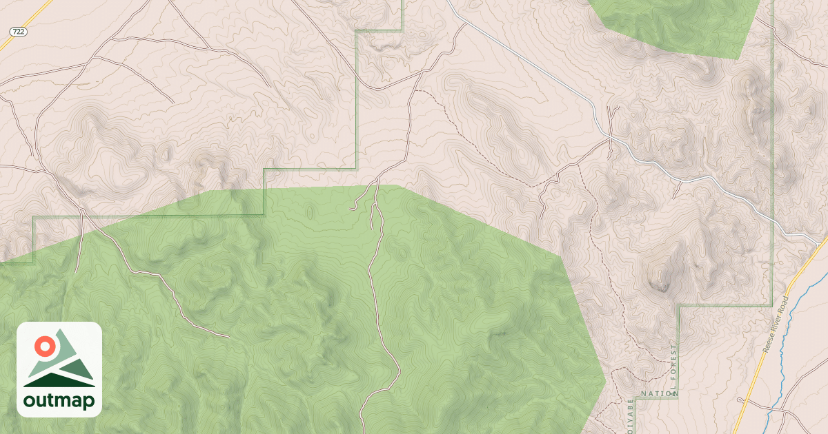Map of UPPER COLE CAMP SPRINGS