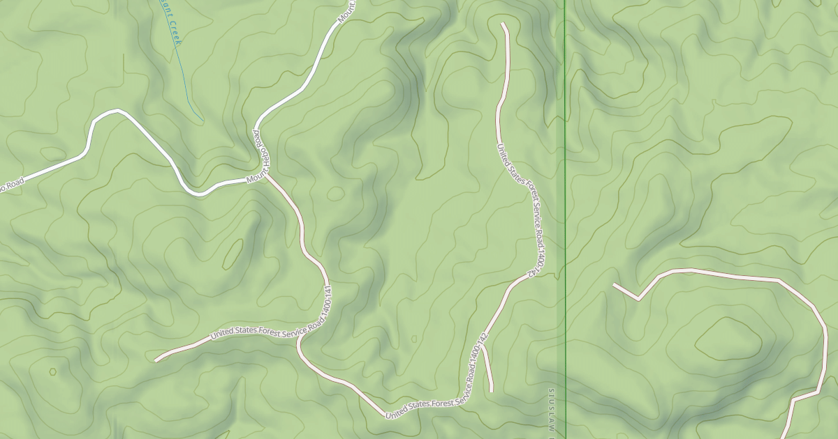 Map preview of USFS Motor Vehicle Use Map Roads {E97FA515-A5C0-4785-B14F-6A59A0211595}