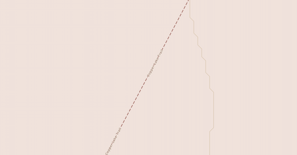 Map preview of Copper Lake Trail