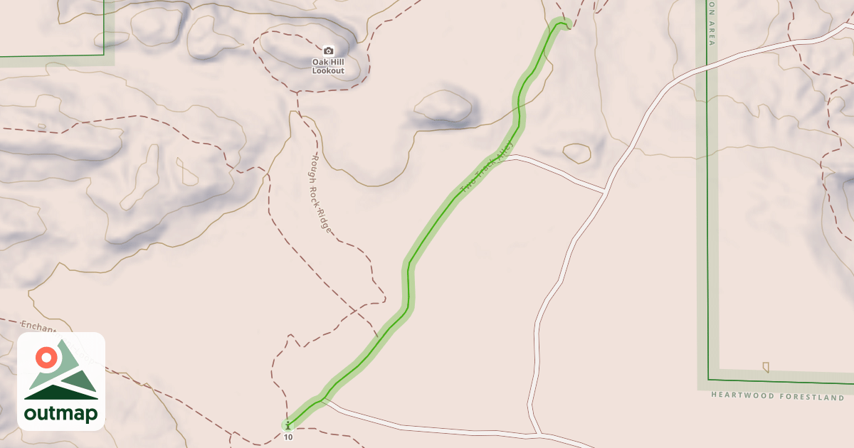 Map of Two Track Alley