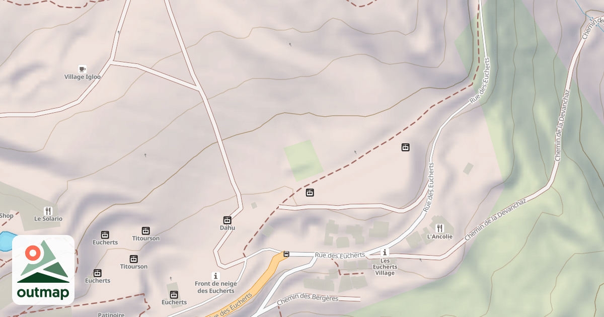 Map of Luge des Eucherts