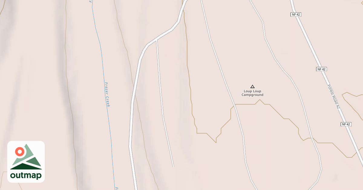 Map of LOUP LOUP CG SPUR