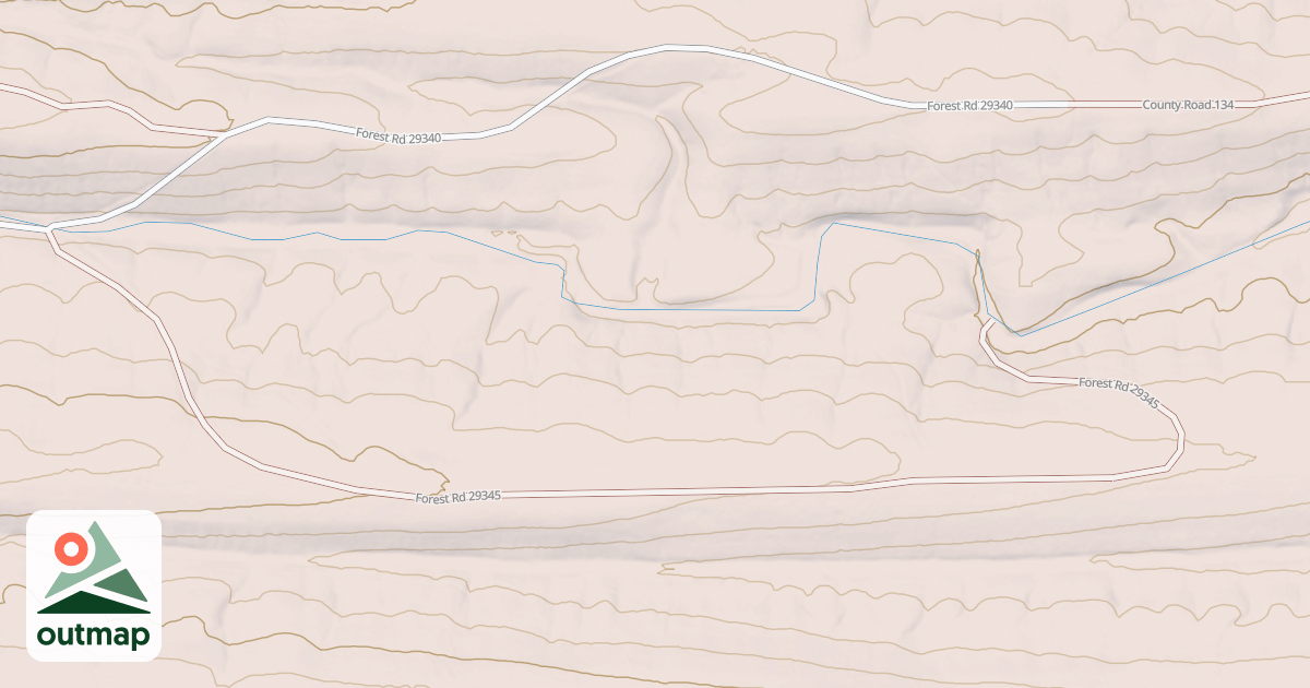 Map of USFS National Forest System Roads {0EB97721-6F15-4658-A5F8-E1F89F721BF1}