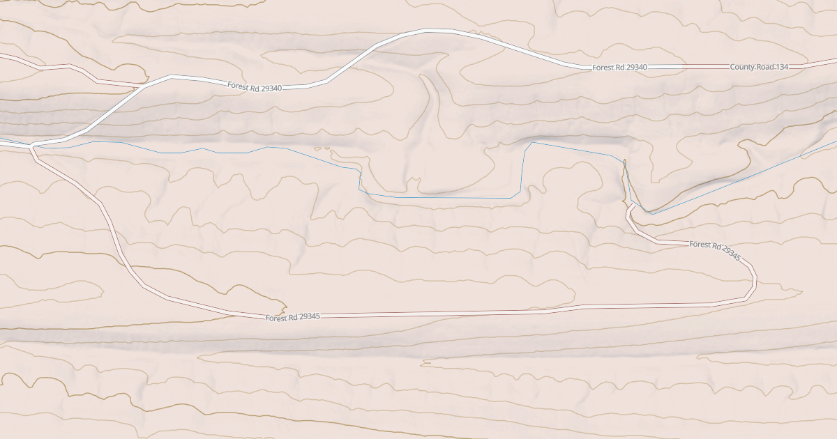 Map preview of USFS National Forest System Roads {0EB97721-6F15-4658-A5F8-E1F89F721BF1}