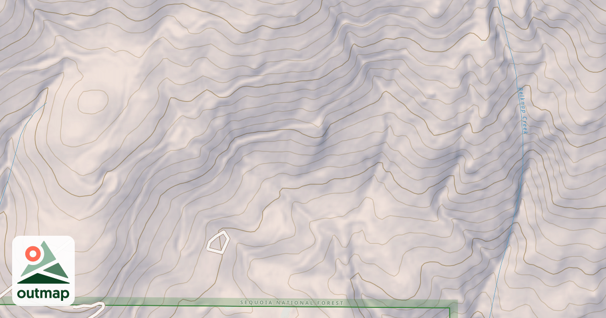 Map of BELNAP CR.
