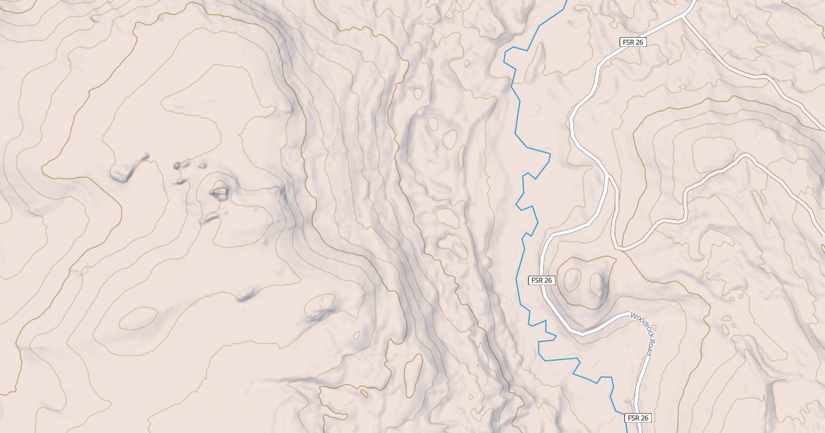 Map preview of USFS Motor Vehicle Use Map Trails 4328