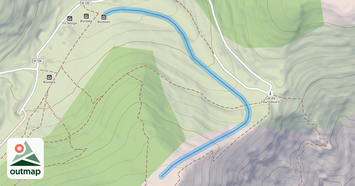 Map of Le Col
