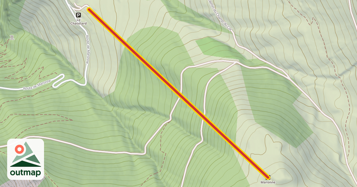 Map of Maronne