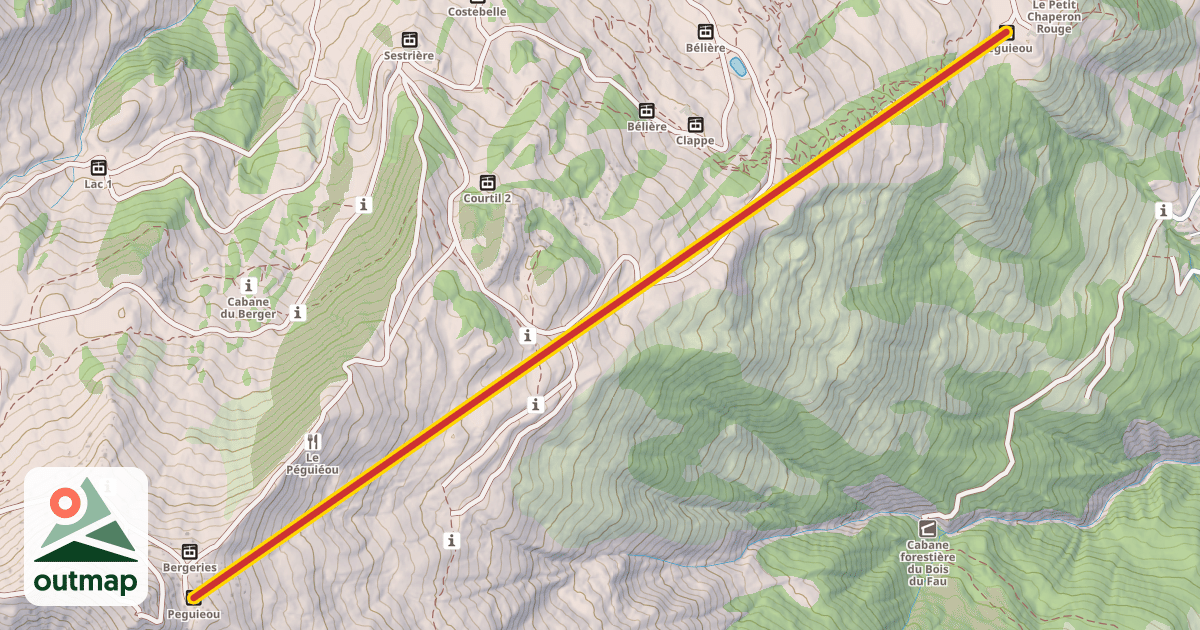 Map of TSD6 Peguieou