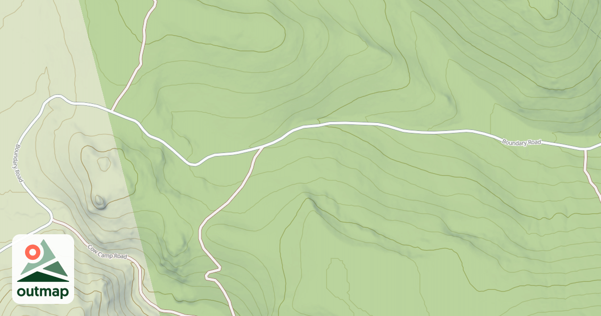 Map of BOUNDARY LOOP ROAD