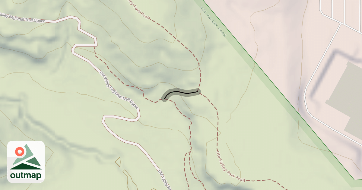 Map of Ute Valley Park Trail