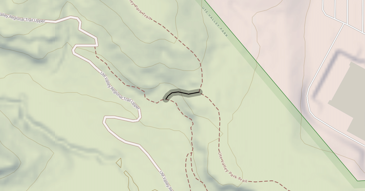 Map preview of Ute Valley Park Trail