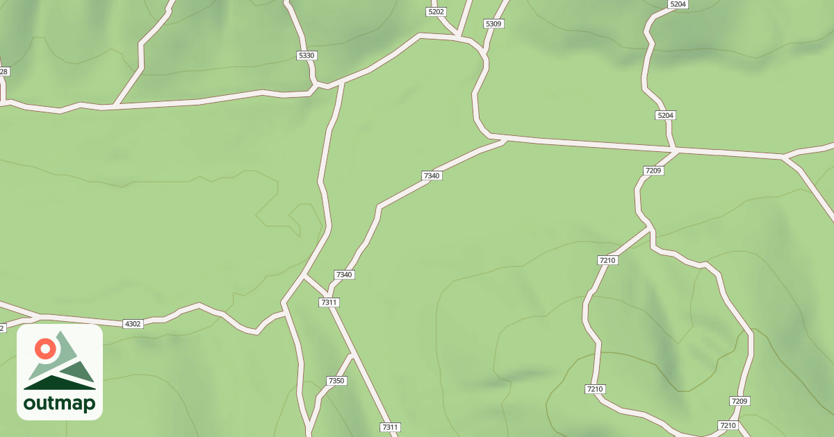 Map of USFS Motor Vehicle Use Map Trails 19413