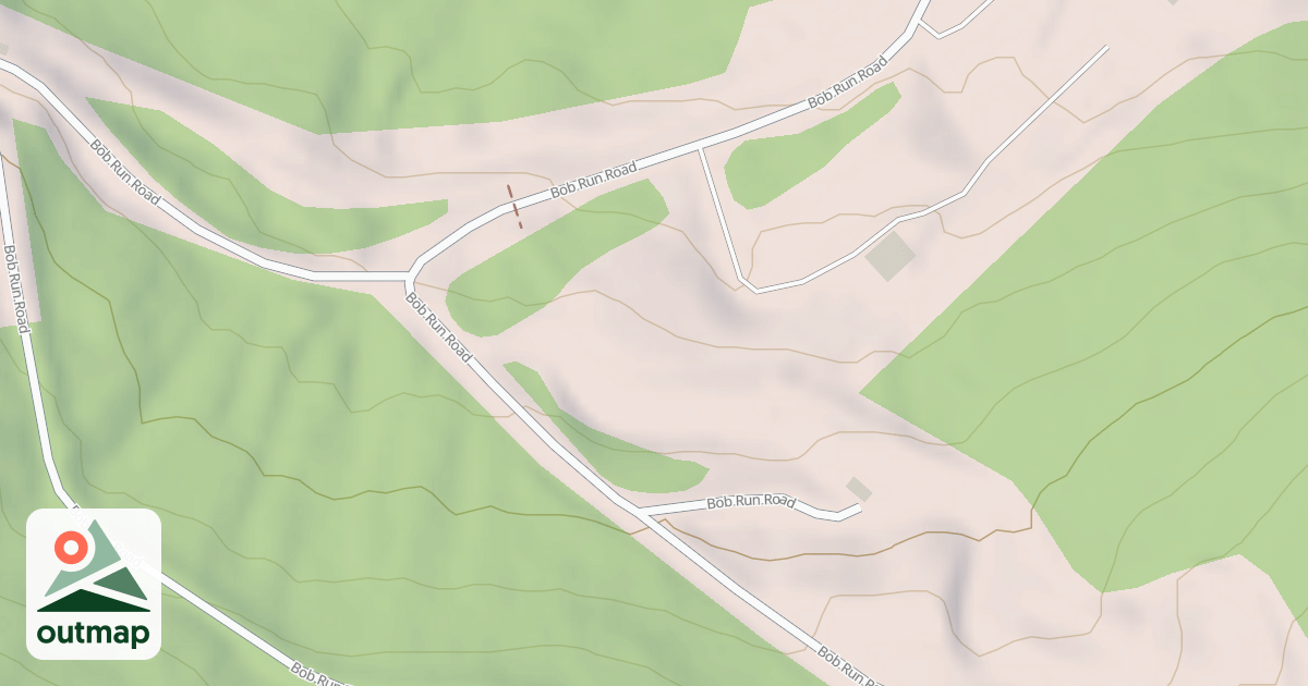 Map of Mt. Van Hoevenberg Olympic Bobsled Run