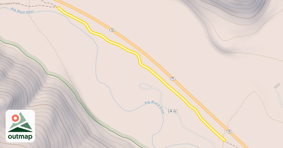 Map of Harriman Trail