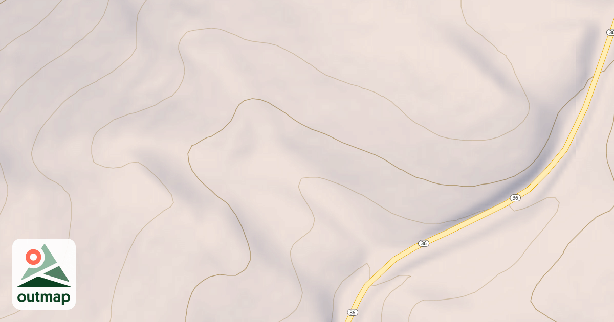 Map of STRAWBERRY SPRING FLAT