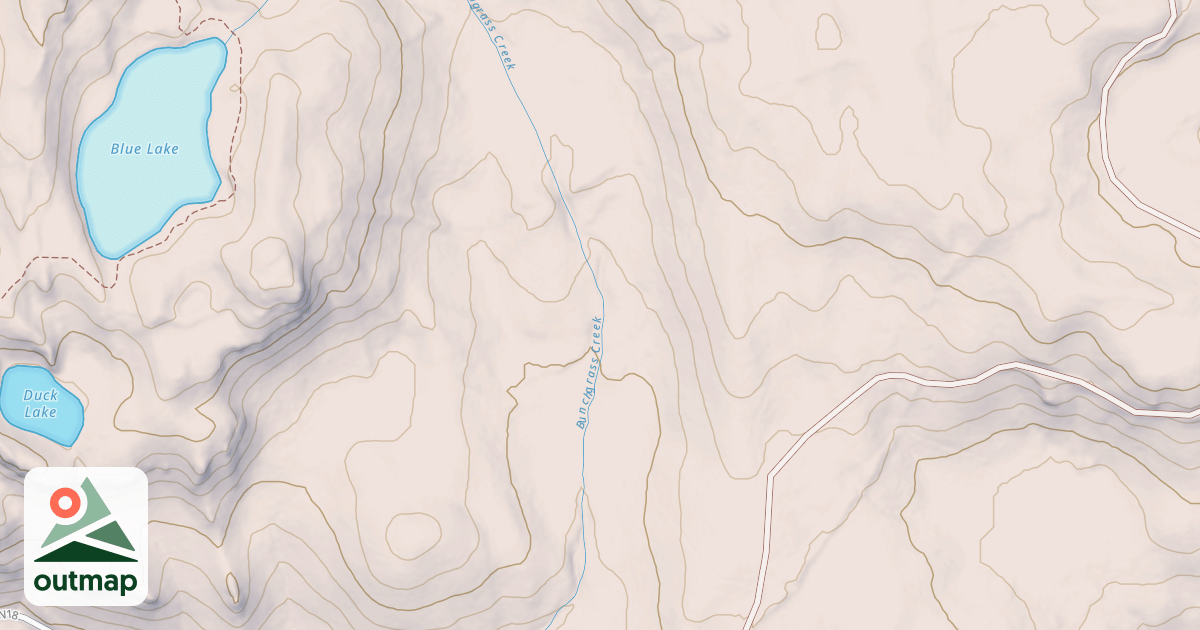 Map of BUNCHGRASS SPUR