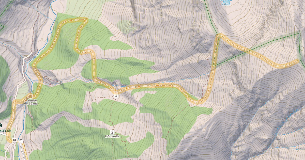 Map preview of Le Piarra — Champ Perchier