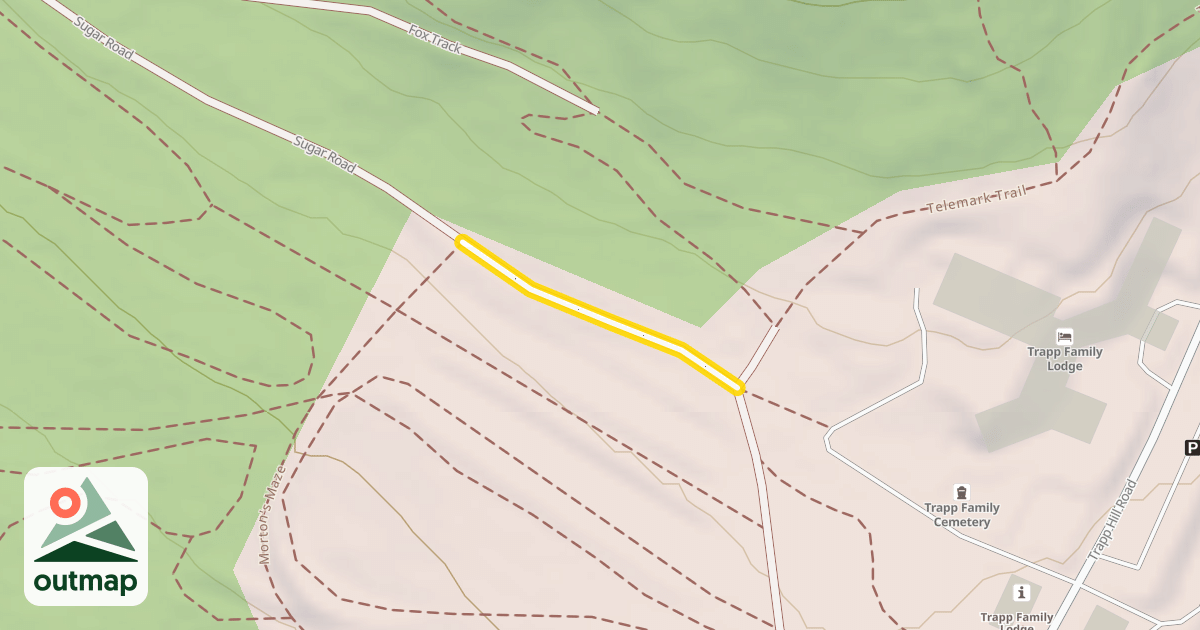 Map of Sugar Road