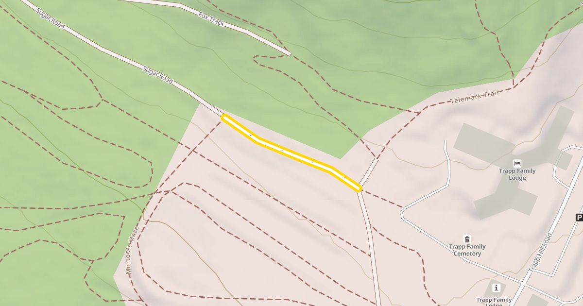 Map preview of Sugar Road