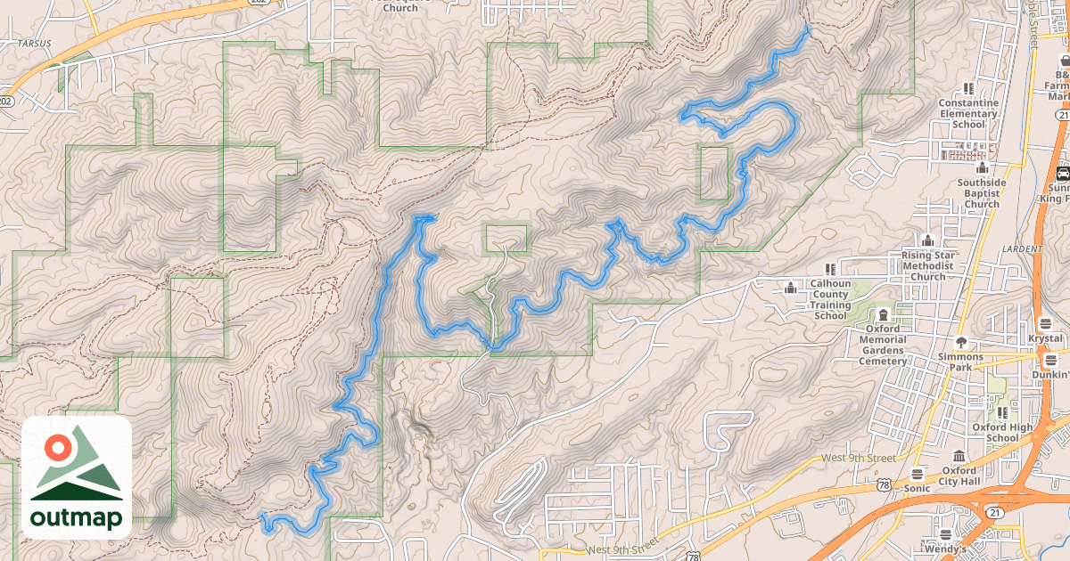 Map of Southern Traverse