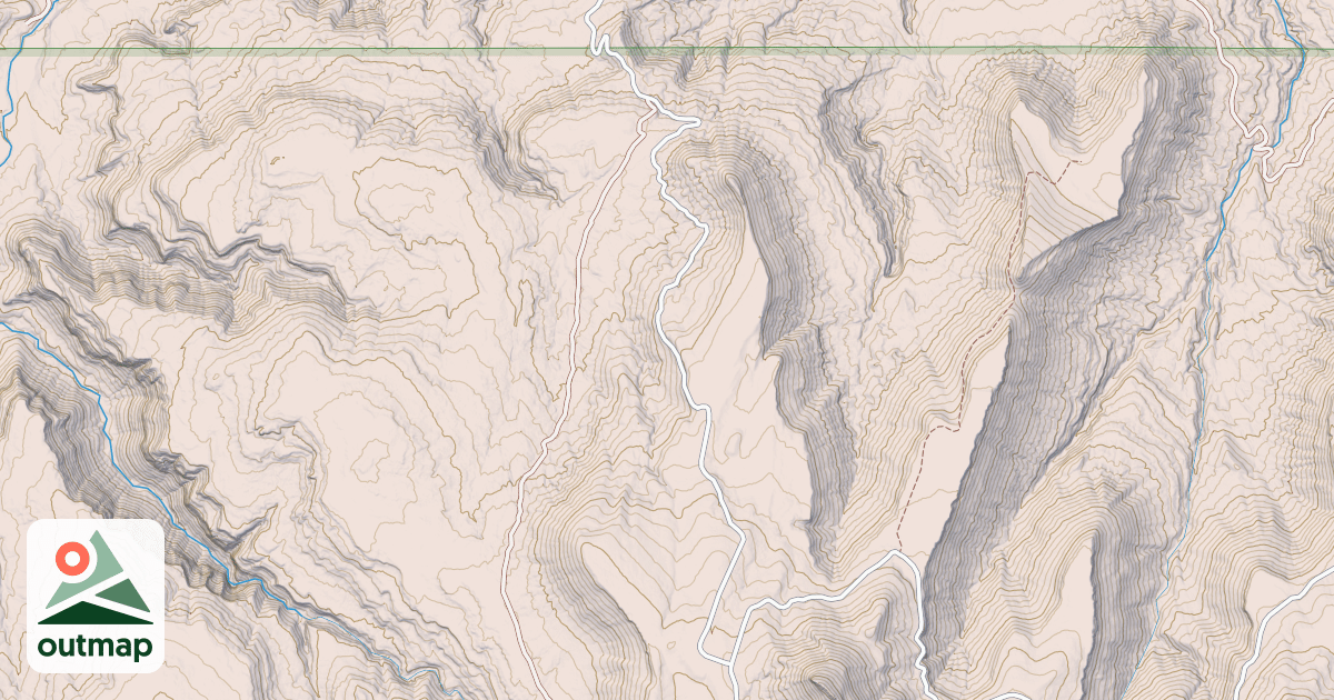 Map of BEEF BASIN