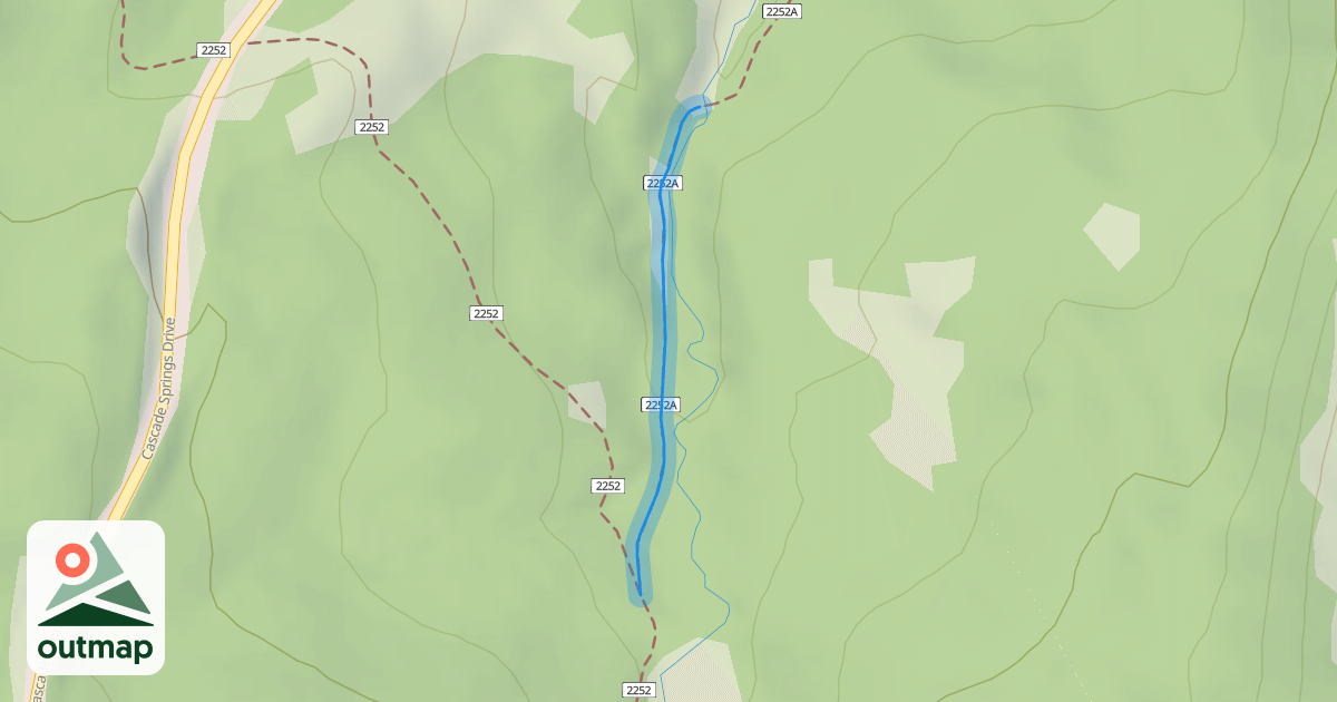 Map of Winter Pass Trail