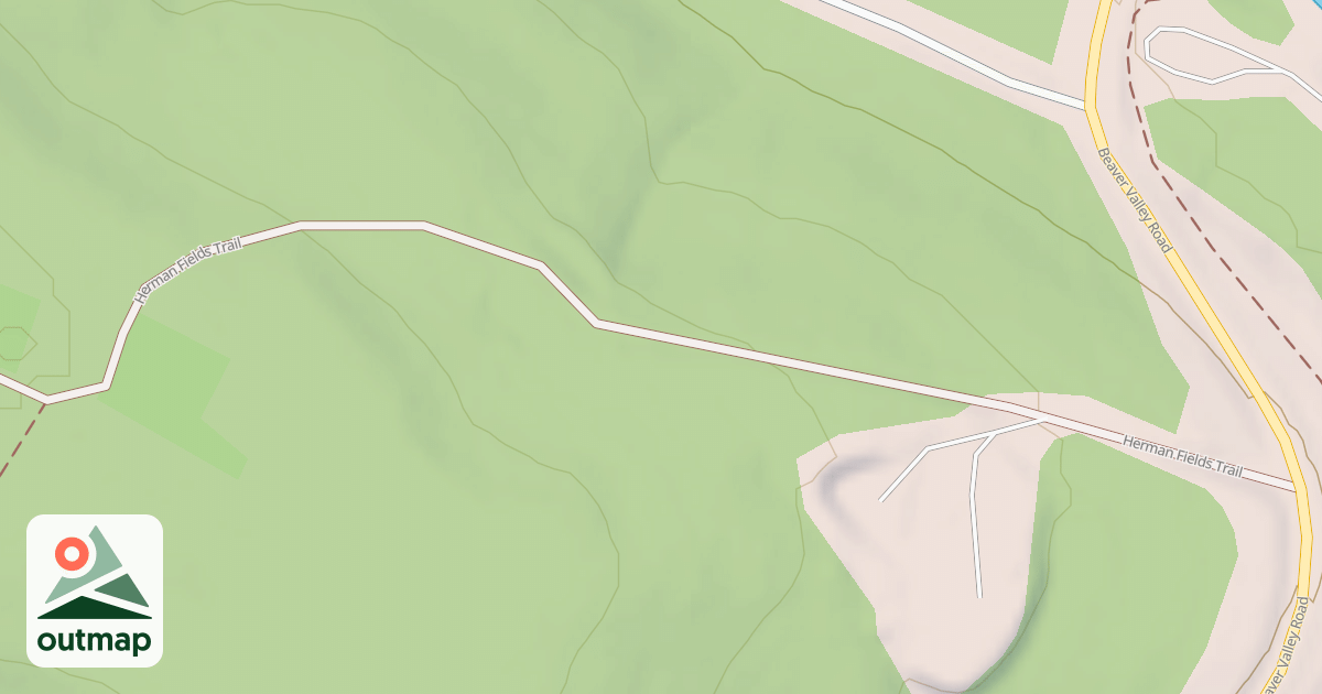 Map of Prince Gallitzin State Park Trails