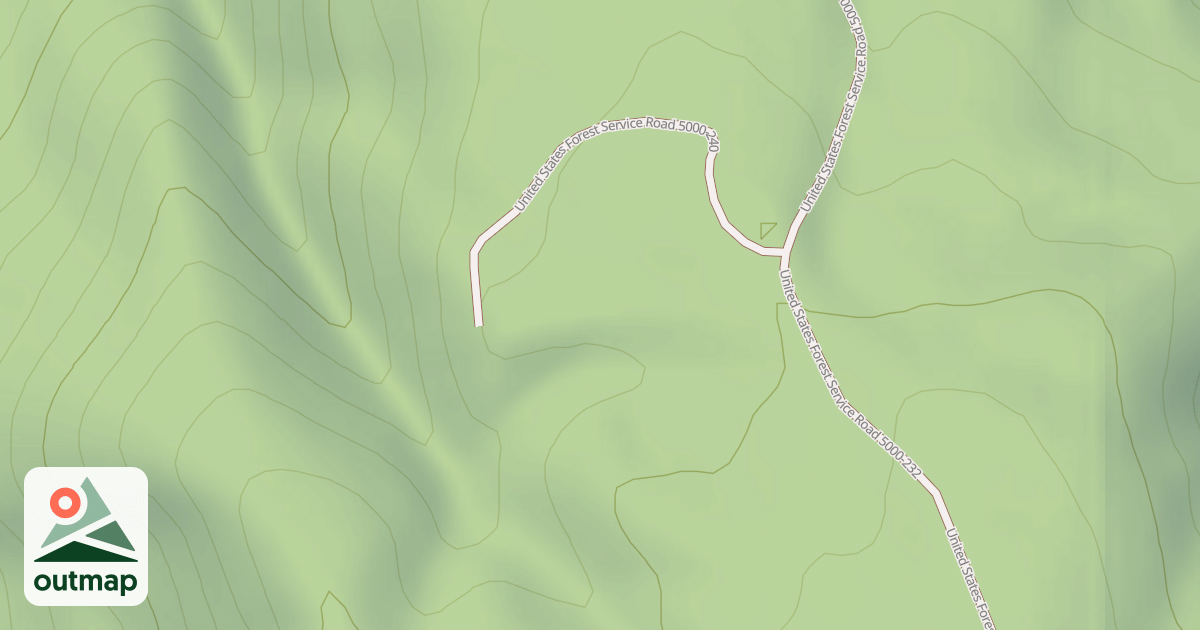 Map of USFS Motor Vehicle Use Map Roads {D96BE641-D790-47E7-A355-7A5153FBC784}