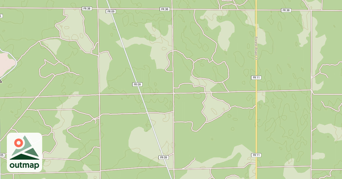 Map of USFS Motor Vehicle Use Map Roads {2359A408-ECEE-4339-AA8D-B152618E785D}